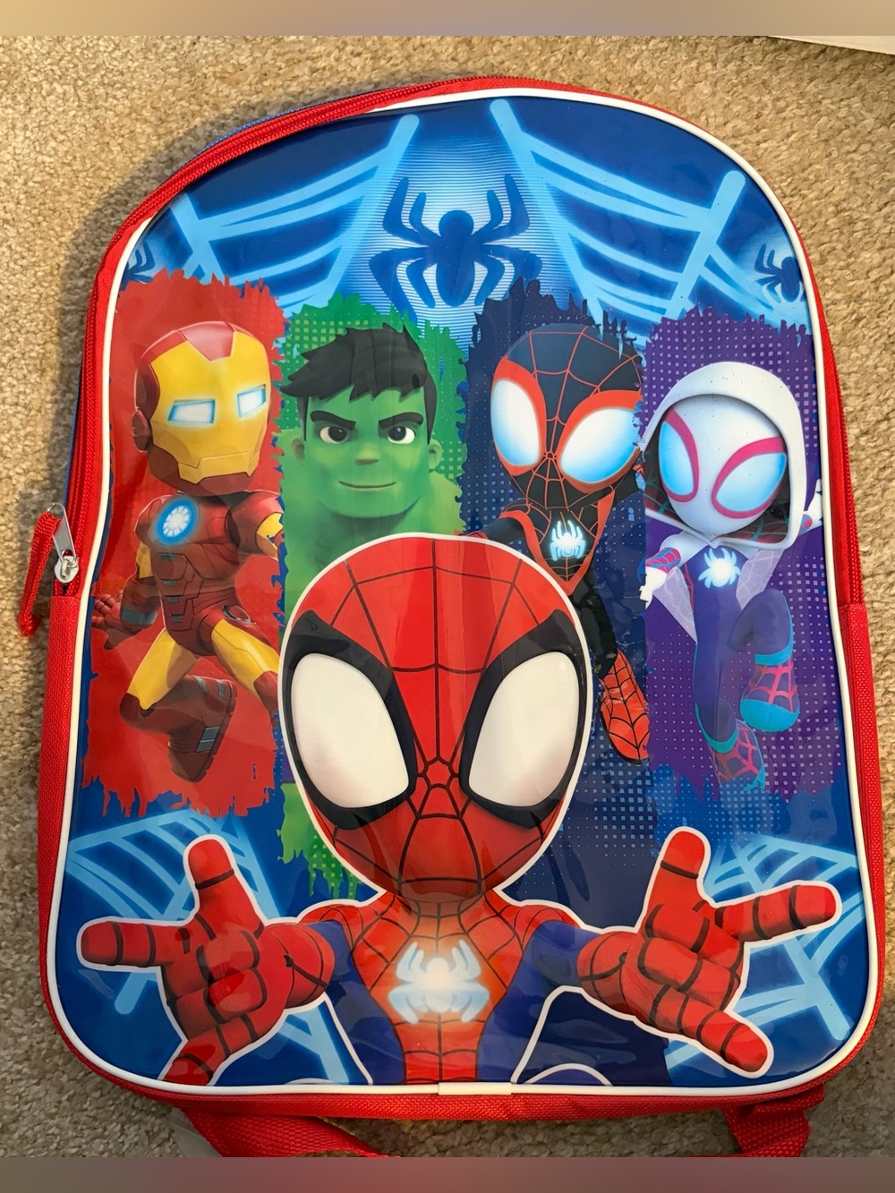 Spider-Man Super Heroes Full Backpack New